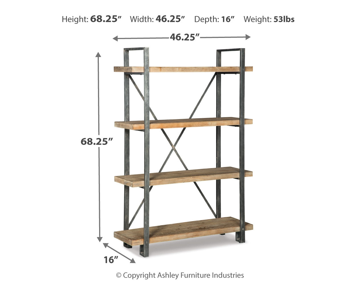 Bradenton Furniture Outlet - Ashley Furniture - Forestmin Bookcase