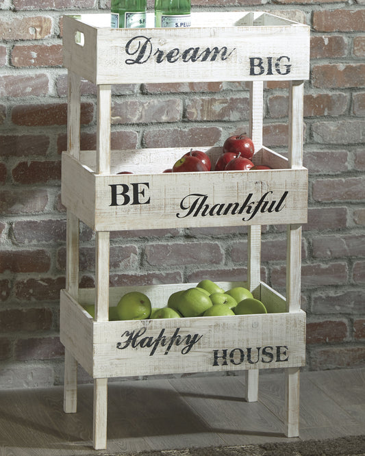 Bradenton Furniture Outlet - Ashley Furniture - Yulton Bookcase - Storage Shelf / Antique White - A4000091