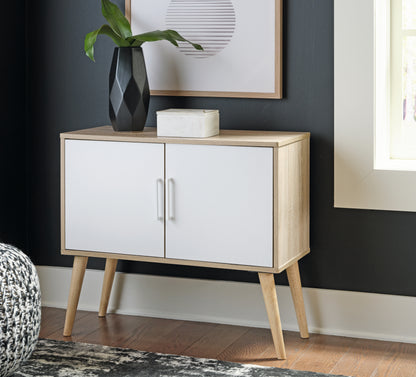 Bradenton Furniture Outlet - Ashley Furniture - Orinfield Accent Cabinet - Accent Cabinet / Natural/White - A4000396