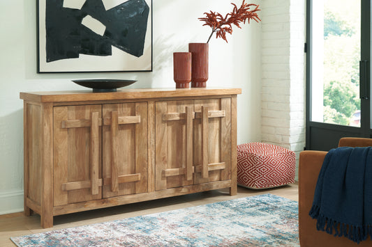 Bradenton Furniture Outlet - Ashley Furniture - Dresor Accent Cabinet - Accent Cabinet / Natural - A4000578