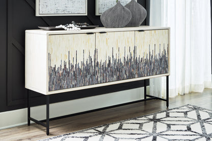 Bradenton Furniture Outlet - Ashley Furniture - Freyton Accent Cabinet - Accent Cabinet / White/Gray - A4000582