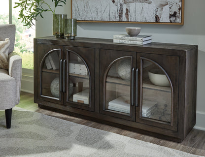 Bradenton Furniture Outlet - Ashley Furniture - Dreley Accent Cabinet - Accent Cabinet / Grayish Brown - A4000586