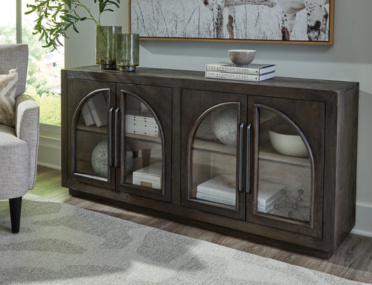 Bradenton Furniture Outlet - Ashley Furniture - Dreley Accent Cabinet - Accent Cabinet / Grayish Brown - A4000586