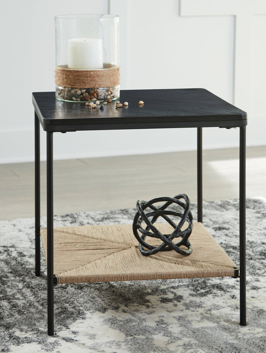 Bradenton Furniture Outlet - Ashley Furniture - Minrich Accent Table - Accent Table / Black/Natural - A4000591