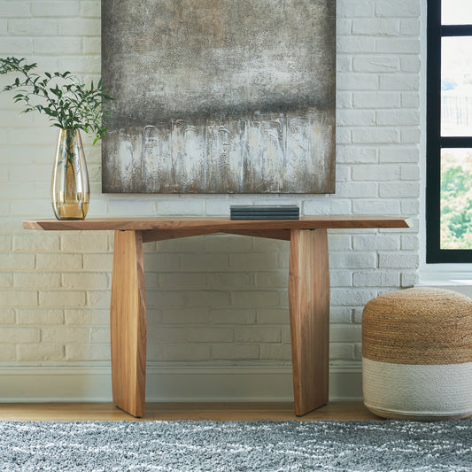 Bradenton Furniture Outlet - Ashley Furniture - Holward Console Sofa Table - Console Sofa Table / Natural - A4000592