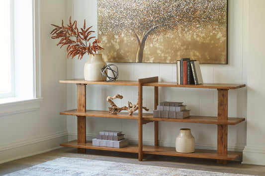 Bradenton Furniture Outlet - Ashley Furniture - Fayemour Console Sofa Table - Console Sofa Table / Brown - A4000593