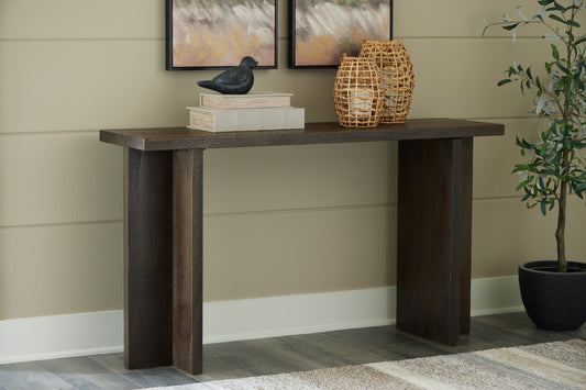 Bradenton Furniture Outlet - Ashley Furniture - Jalenry Console Sofa Table - Console Sofa Table / Grayish Brown - A4000596