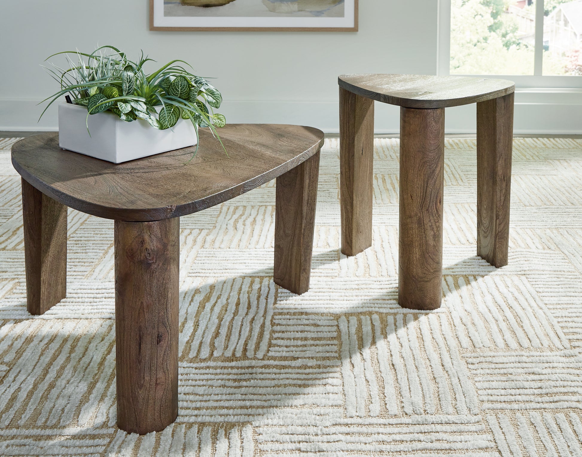 Bradenton Furniture Outlet - Ashley Furniture - Reidport Accent Coffee Table (Set of 2) - Accent Cocktail TBL Set (Set of 2) / Grayish Brown - A4000604