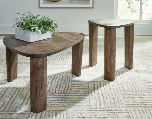 Bradenton Furniture Outlet - Ashley Furniture - Reidport Accent Coffee Table (Set of 2) - Accent Cocktail TBL Set (Set of 2) / Grayish Brown - A4000604
