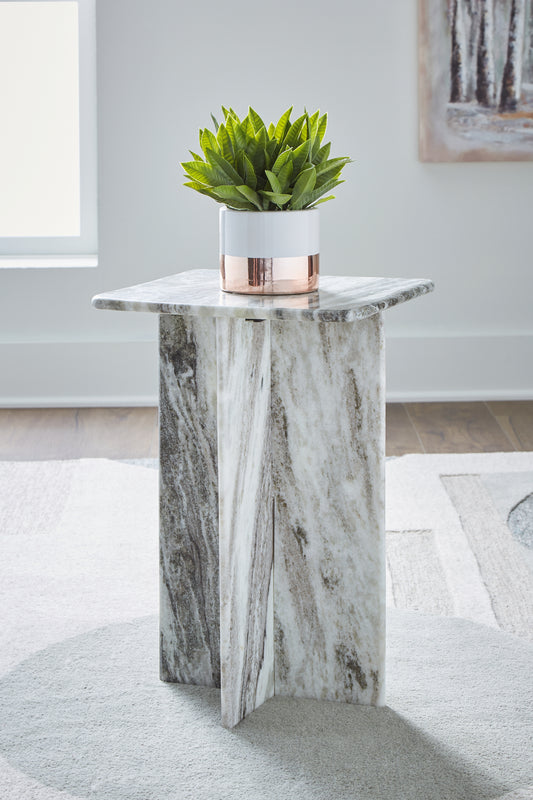 Bradenton Furniture Outlet - Ashley Furniture - Keithwell Accent Table - Accent Table / Gray - A4000611