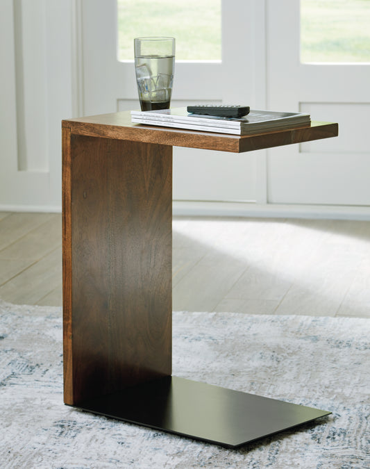 Bradenton Furniture Outlet - Ashley Furniture - Wimshaw Accent Table - Accent Table / Brown/Black - A4000618
