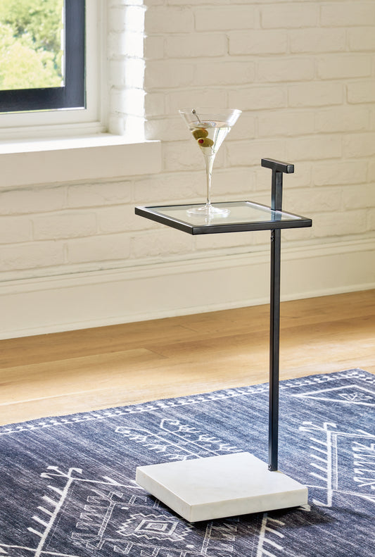 Bradenton Furniture Outlet - Ashley Furniture - Mannill Accent Table - Accent Table / Black/White - A4000630