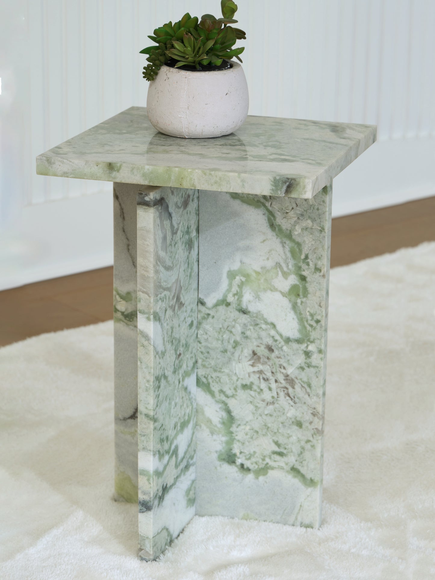 Bradenton Furniture Outlet - Ashley Furniture - Deaconwell Accent Table - Accent Table / White/Green - A4000648