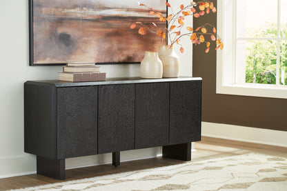 Bradenton Furniture Outlet - Ashley Furniture - Farrelmore Accent Cabinet - Accent Cabinet / Black - A4000659
