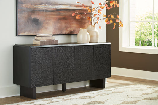 Bradenton Furniture Outlet - Ashley Furniture - Farrelmore Accent Cabinet - Accent Cabinet / Black - A4000659