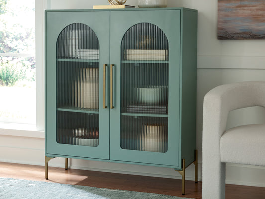 Bradenton Furniture Outlet - Ashley Furniture - Adwen Accent Cabinet - Accent Cabinet / Light Green - A4000665