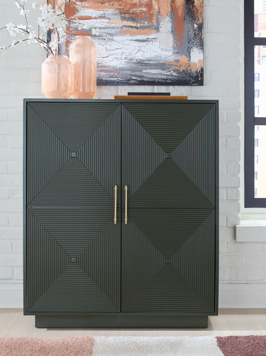 Bradenton Furniture Outlet - Ashley Furniture - Geirwood Accent Cabinet - Accent Cabinet / Dark Green - A4000676