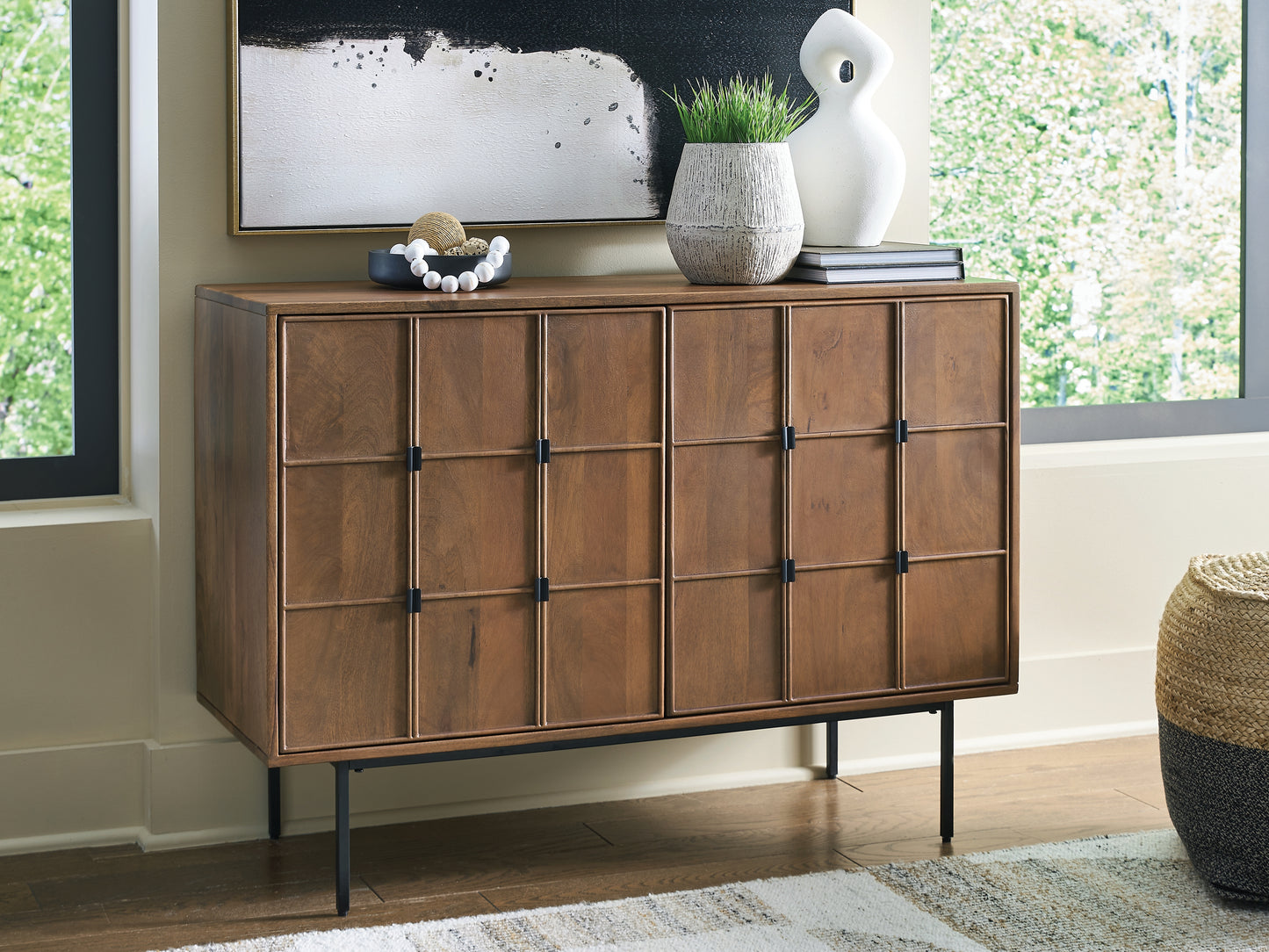 Bradenton Furniture Outlet - Ashley Furniture - Juddins Accent Cabinet - Accent Cabinet / Brown - A4000692