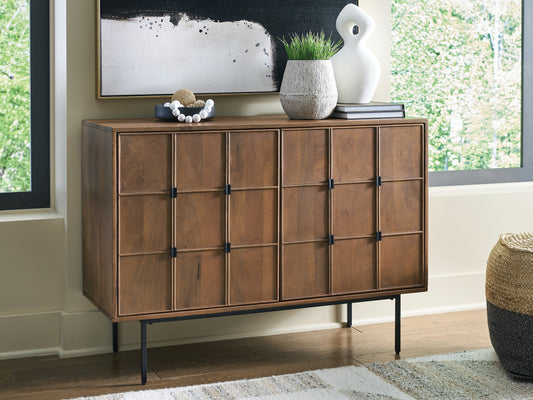 Bradenton Furniture Outlet - Ashley Furniture - Juddins Accent Cabinet - Accent Cabinet / Brown - A4000692