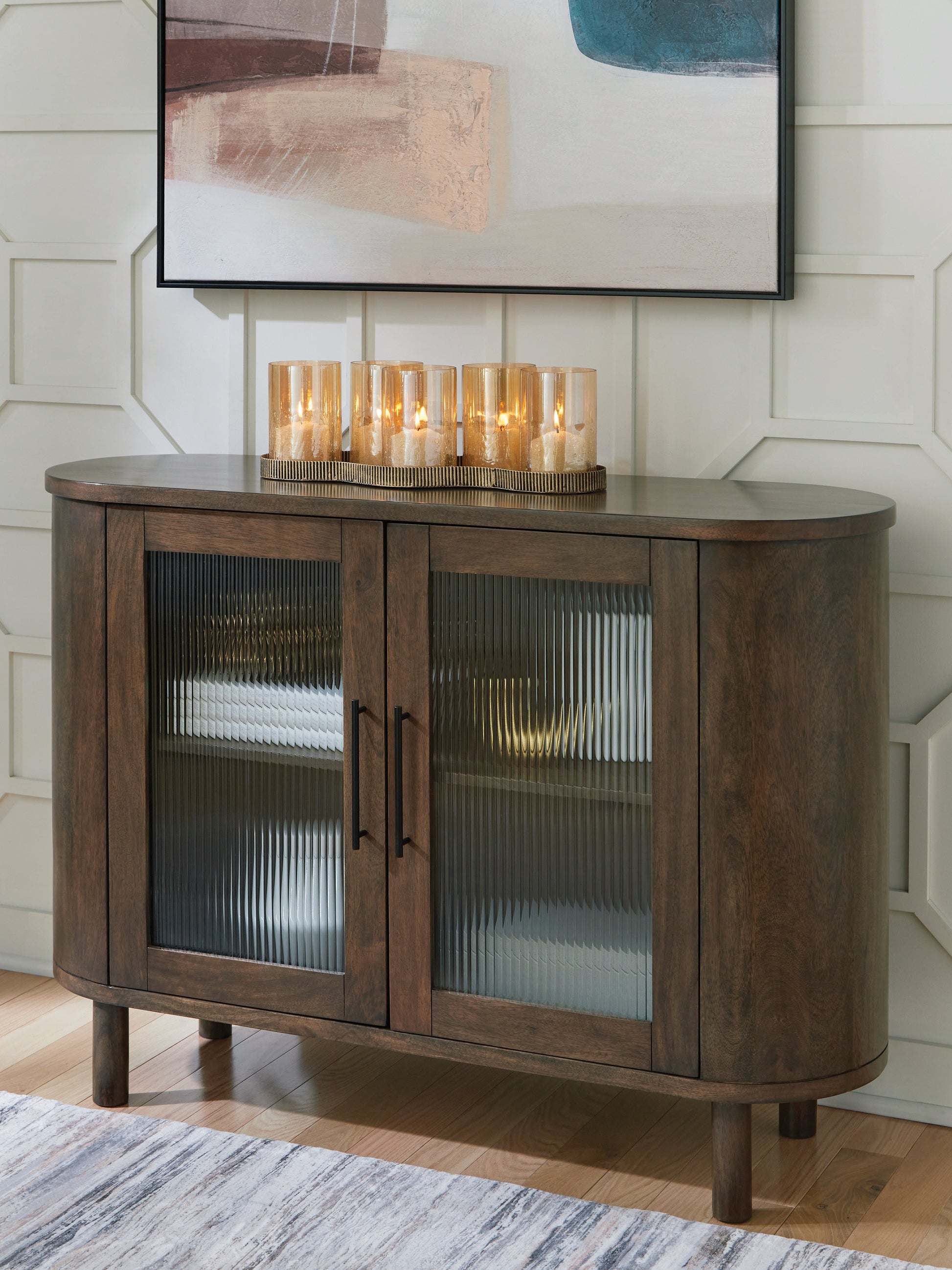 Bradenton Furniture Outlet - Ashley Furniture - Mayridge Accent Cabinet - Accent Cabinet / Medium Brown - A4000694