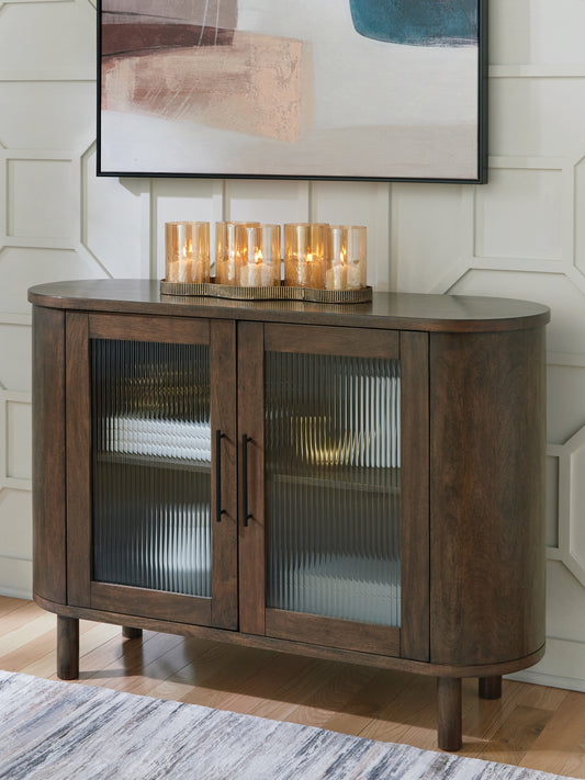 Bradenton Furniture Outlet - Ashley Furniture - Mayridge Accent Cabinet - Accent Cabinet / Medium Brown - A4000694