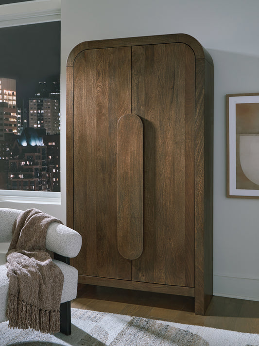 Bradenton Furniture Outlet - Ashley Furniture - Thoren Accent Cabinet - Accent Cabinet / Medium Brown - A4000699