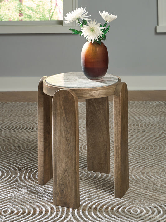 Bradenton Furniture Outlet - Ashley Furniture - Gavrilley Accent Table - Accent Table / Gray/White/Brown - A4000722