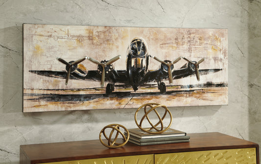 Bradenton Furniture Outlet - Ashley Furniture - Kalene Wall Decor - Wall Art / Brown/Black - A8000152