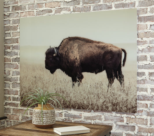 Bradenton Furniture Outlet - Ashley Furniture - Brutus Wall Decor - Wall Art / Sepia - A8000289