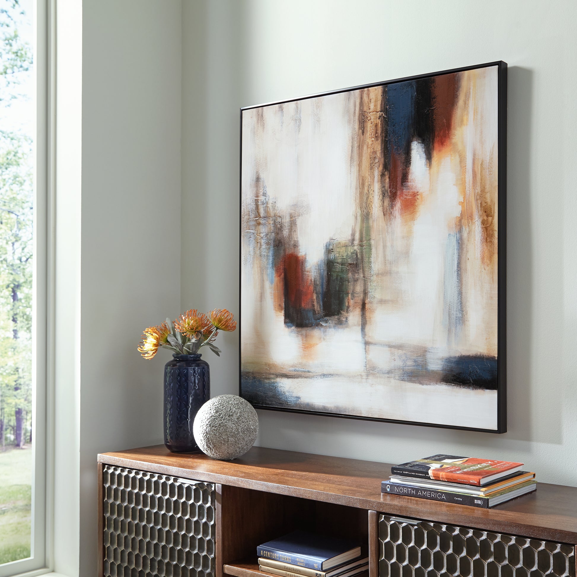 Bradenton Furniture Outlet - Ashley Furniture - Pigeonford Wall Decor - Wall Art / Multi - A8000348
