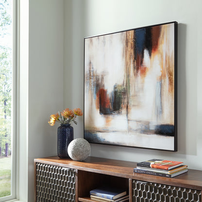 Bradenton Furniture Outlet - Ashley Furniture - Pigeonford Wall Decor - Wall Art / Multi - A8000348