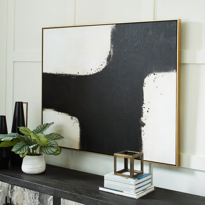 Bradenton Furniture Outlet - Ashley Furniture - Reighlea Wall Decor - Wall Art / Black/White - A8000352