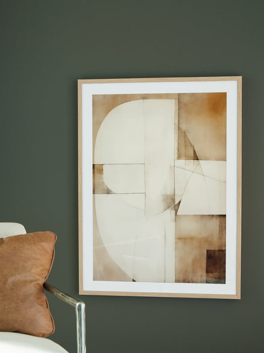 Bradenton Furniture Outlet - Ashley Furniture - Corlain Wall Decor - Wall Art / Brown/Tan/White - A8000407