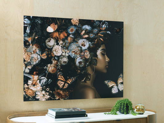 Bradenton Furniture Outlet - Ashley Furniture - Valfer Wall Decor - Wall Art / Orange/Black/White - A8000481