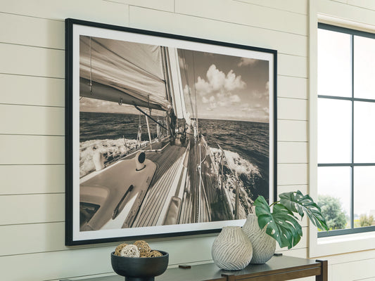 Bradenton Furniture Outlet - Ashley Furniture - Arlanford Wall Decor - Wall Art / Sepia - A8000505