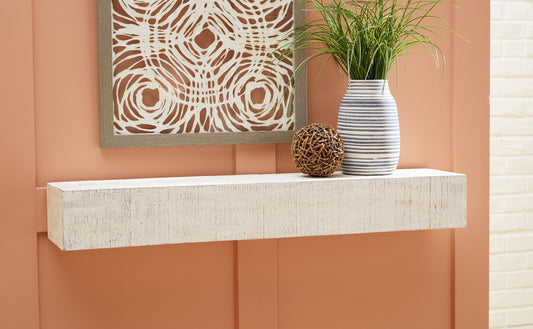 Bradenton Furniture Outlet - Ashley Furniture - Cadmon Wall Decor - Wall Shelf / Antique White - A8010259