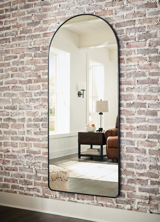 Bradenton Furniture Outlet - Ashley Furniture - Sethall Mirror - Floor Mirror / Black - A8010307