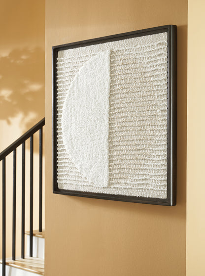Bradenton Furniture Outlet - Ashley Furniture - Bachard Wall Decor - Wall Decor / Tan/White - A8010330