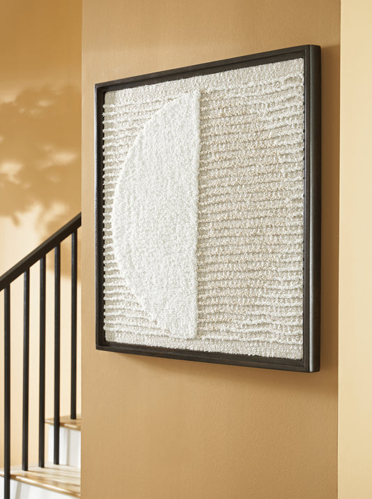 Bradenton Furniture Outlet - Ashley Furniture - Bachard Wall Decor - Wall Decor / Tan/White - A8010330