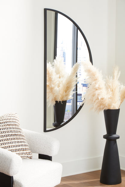 Bradenton Furniture Outlet - Ashley Furniture - Denlow Mirror - Accent Mirror / Black - A8010333
