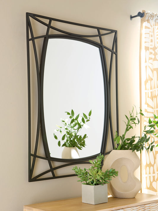 Bradenton Furniture Outlet - Ashley Furniture - Freenville Mirror - Accent Mirror / Black - A8010408