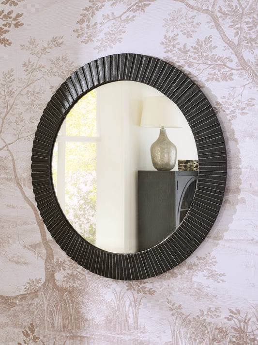 Bradenton Furniture Outlet - Ashley Furniture - Ozias Mirror - Accent Mirror / Black - A8010417