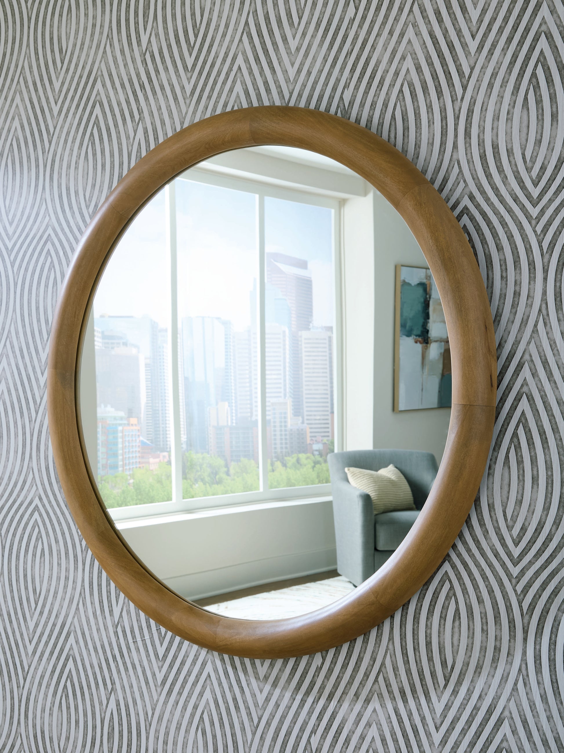 Bradenton Furniture Outlet - Ashley Furniture - Yadiel Mirror - Accent Mirror / Brown - A8010426