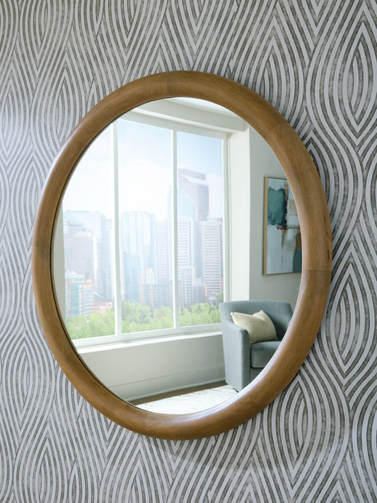 Bradenton Furniture Outlet - Ashley Furniture - Yadiel Mirror - Accent Mirror / Brown - A8010426