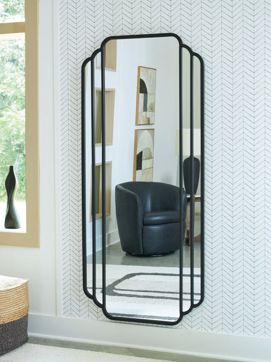 Bradenton Furniture Outlet - Ashley Furniture - Antigone Mirror - Floor Mirror / Black - A8010434