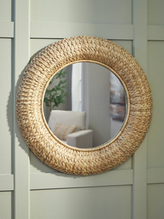 Bradenton Furniture Outlet - Ashley Furniture - Briggsburg Mirror - Accent Mirror / Natural - A8010437
