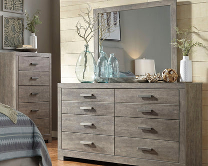 Bradenton Furniture Outlet - Ashley Furniture - Culverbach Bedroom - Dresser and Mirror / Gray - B070B1