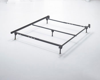 Bradenton Furniture Outlet - Ashley Furniture - Platform Bedroom - Queen Bolt on Bed Frame / Metallic - B100-31