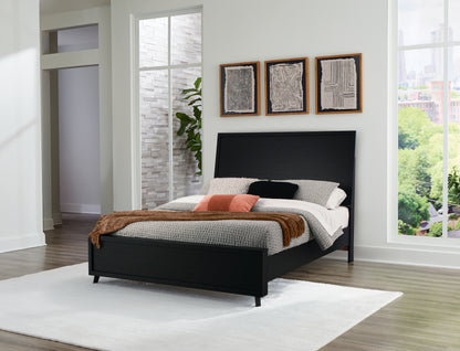 Bradenton Furniture Outlet - Ashley Furniture - Danziar Bedroom - Queen Panel Bed / Black - B1013B2