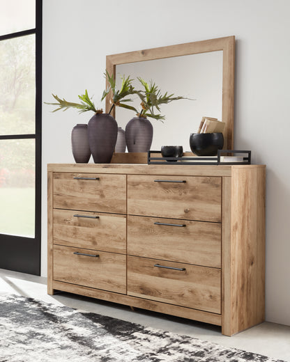 Bradenton Furniture Outlet - Ashley Furniture - Hyanna Bedroom - Dresser and Mirror / Tan Brown - B1050B1